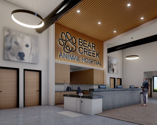Bear Creek Animal Hospital front desk